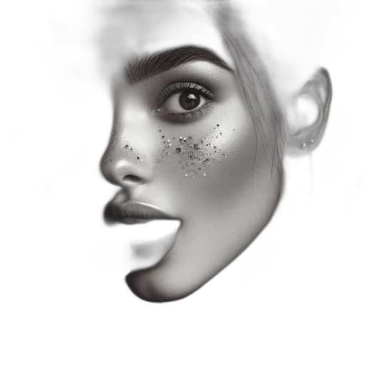face, mask, crown, jewelry transparent PNG cut-out