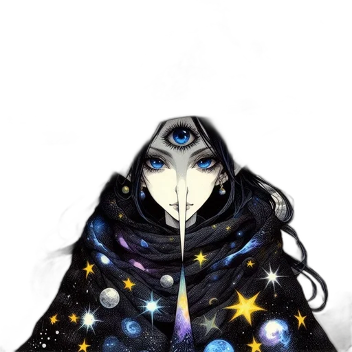 mask, staff, jacket, dress transparent PNG cut-out
