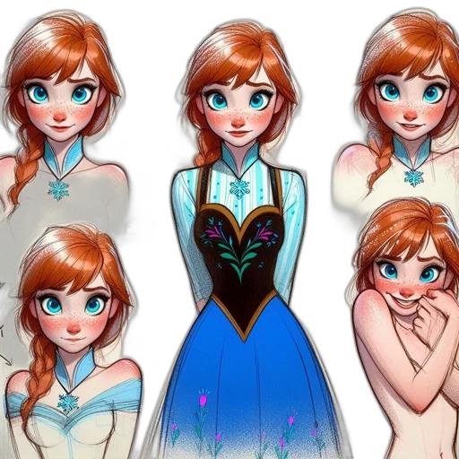 dress, jewelry, crown, concept art transparent PNG cut-out