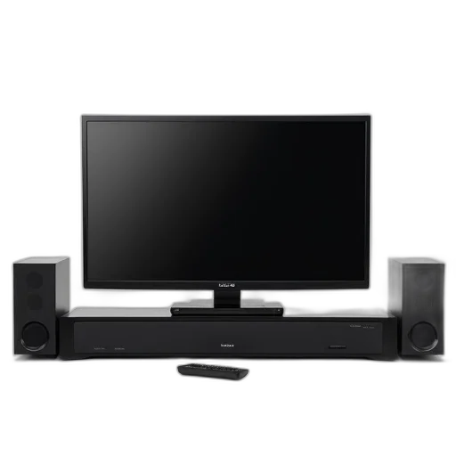 furniture, black, home, theater transparent PNG cut-out