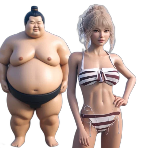 concept art, 3d render, photorealistic, two transparent PNG cut-out