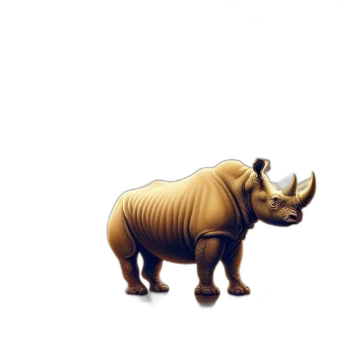 animal, creature, concept art, photorealistic transparent PNG cut-out