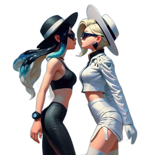 hat, concept art, comic book art, pixel art transparent PNG cut-out