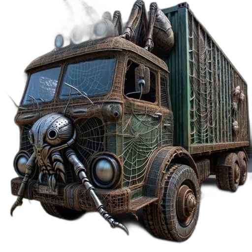 car, weapon, concept art, fantasy art transparent PNG cut-out