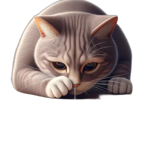 animal, face, creature, hat transparent PNG cut-out