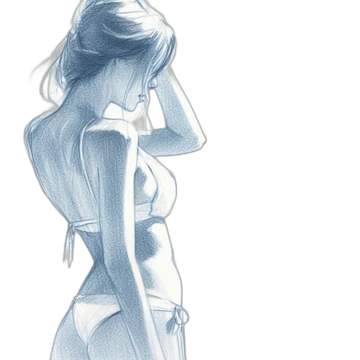 dress, mask, hair, jacket transparent PNG cut-out