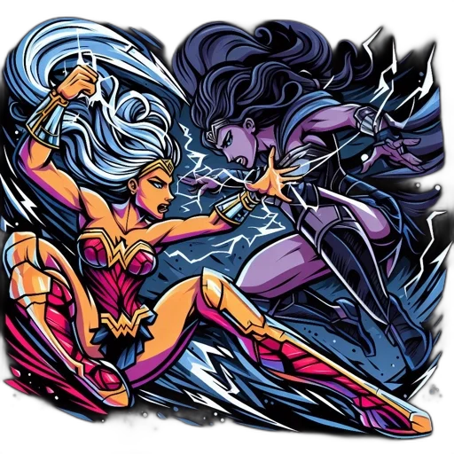comic book art, concept art, fantasy art, pixel art transparent PNG cut-out