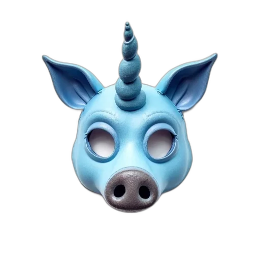 mask, animal, creature, face transparent PNG cut-out