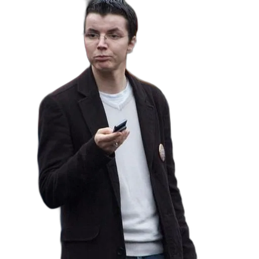 jacket, staff, face, creature transparent PNG cut-out