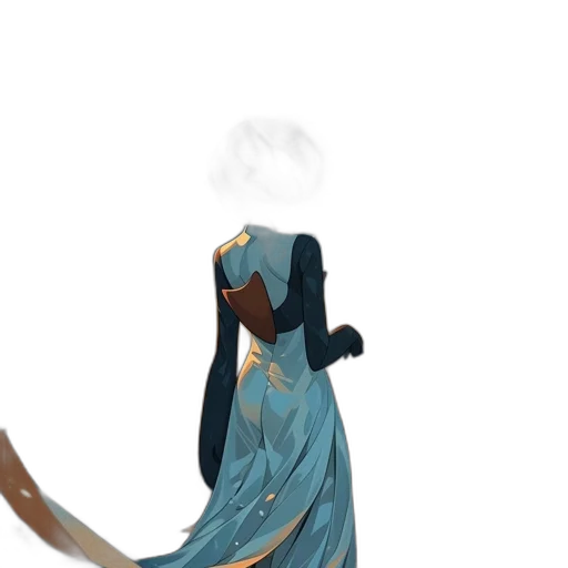 staff, dress, mask, umbrella transparent PNG cut-out