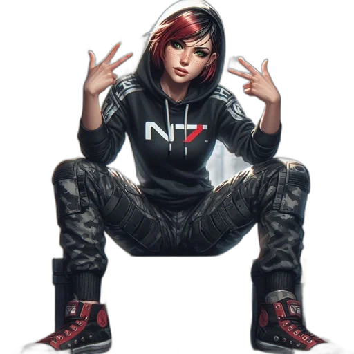 jacket, concept art, comic book art, cyberpunk transparent PNG cut-out