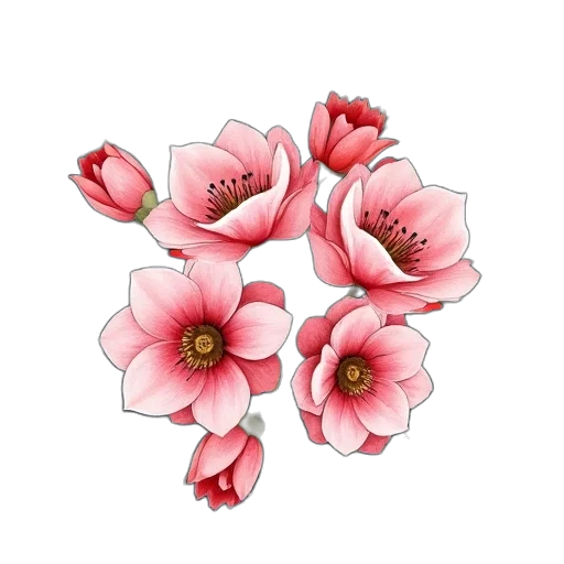 flower, jewelry, crown, staff transparent PNG cut-out