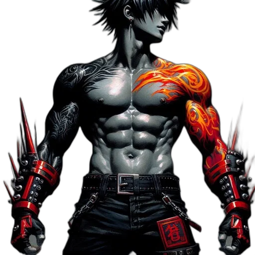 weapon, comic book art, concept art, cyberpunk transparent PNG cut-out