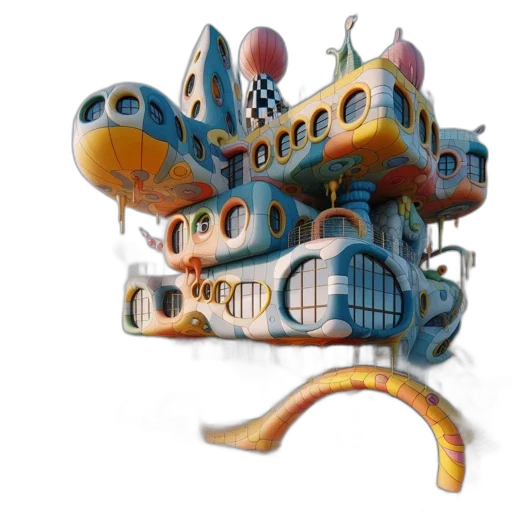 car, building, crown, robot transparent PNG cut-out