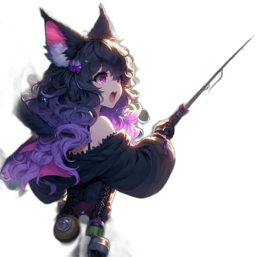 staff, weapon, sword, creature transparent PNG cut-out