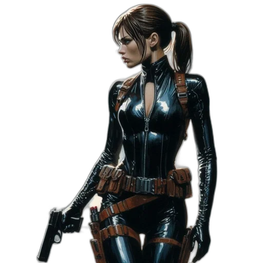 weapon, concept art, comic book art, cyberpunk transparent PNG cut-out