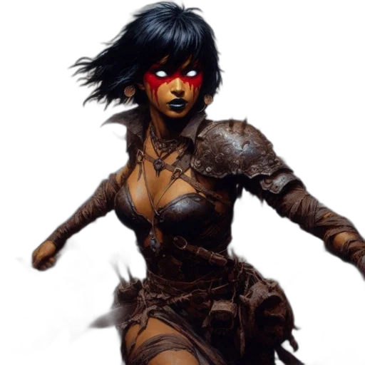 mask, fantasy art, concept art, comic book art transparent PNG cut-out