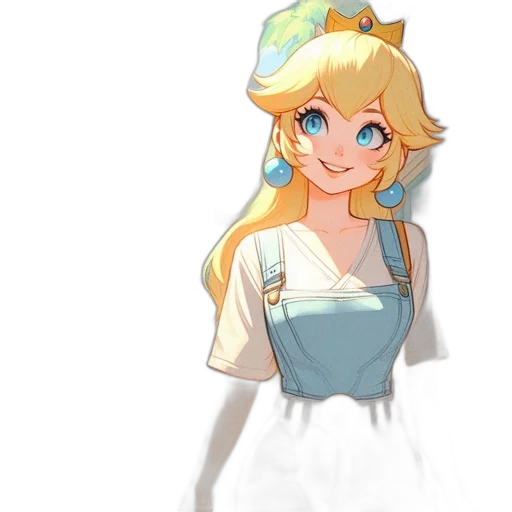 dress, staff, crown, face transparent PNG cut-out