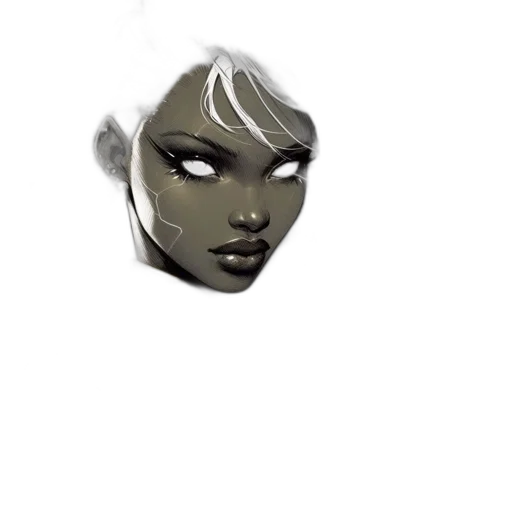 mask, face, creature, hair transparent PNG cut-out