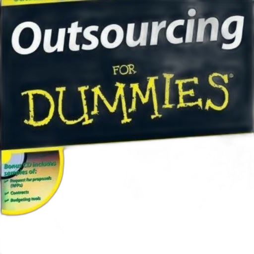 outsourcing, dummies, book, cover transparent PNG cut-out