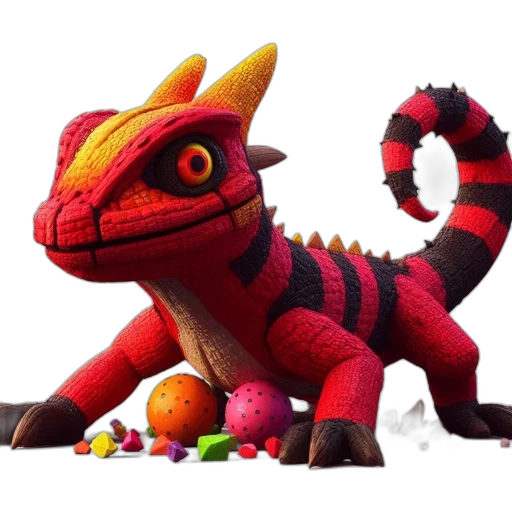 dragon, creature, animal, 3d render transparent PNG cut-out