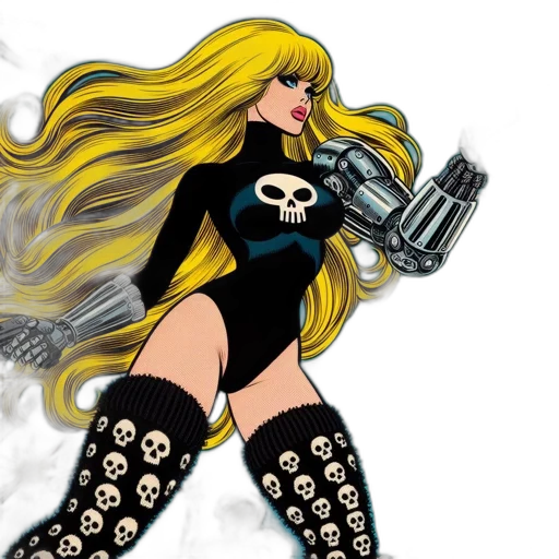 comic book art, cartoon, concept art, pixel art transparent PNG cut-out