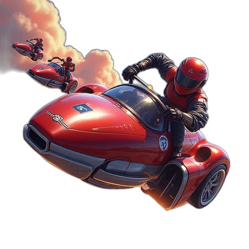 car, robot, weapon, concept art transparent PNG cut-out
