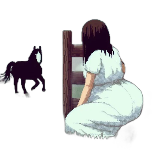 dress, creature, animal, hair transparent PNG cut-out