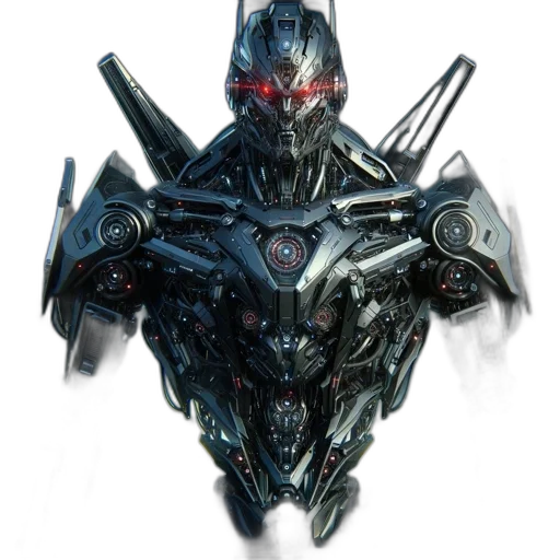 robot, mask, weapon, concept art transparent PNG cut-out