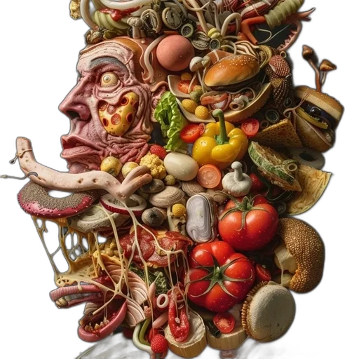 food, face, mask, crown transparent PNG cut-out