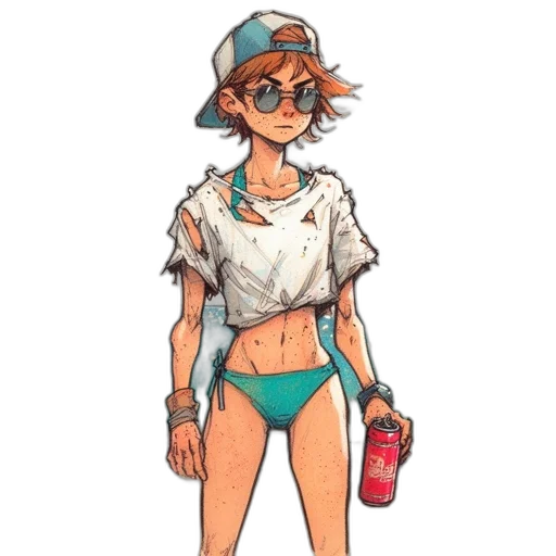 hat, staff, jacket, dress transparent PNG cut-out