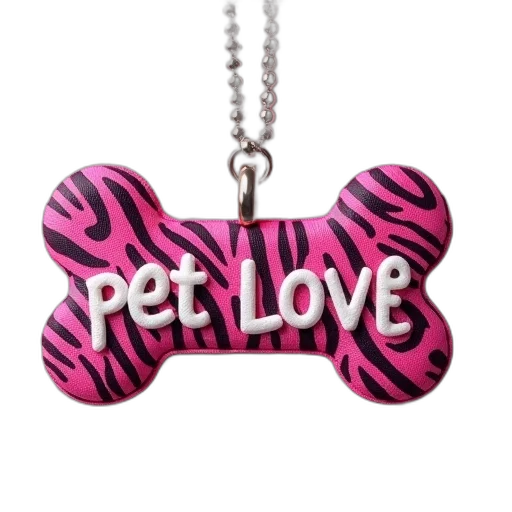 jewelry, pink, zebra, print transparent PNG cut-out