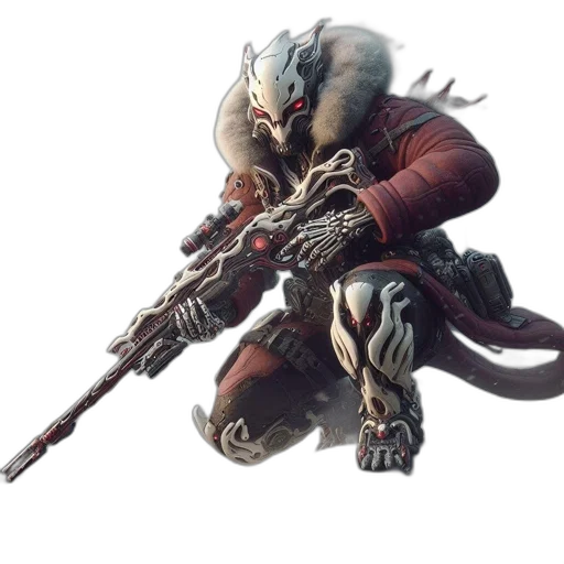 weapon, dragon, creature, robot transparent PNG cut-out