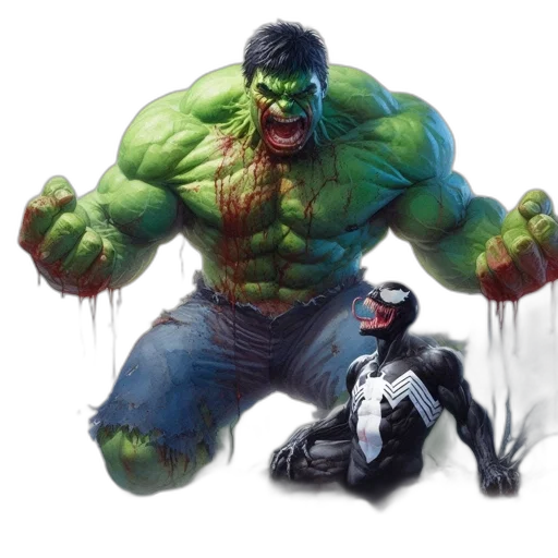comic book art, concept art, fantasy art, photorealistic transparent PNG cut-out