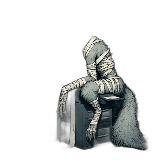 jacket, mask, furniture, creature transparent PNG cut-out