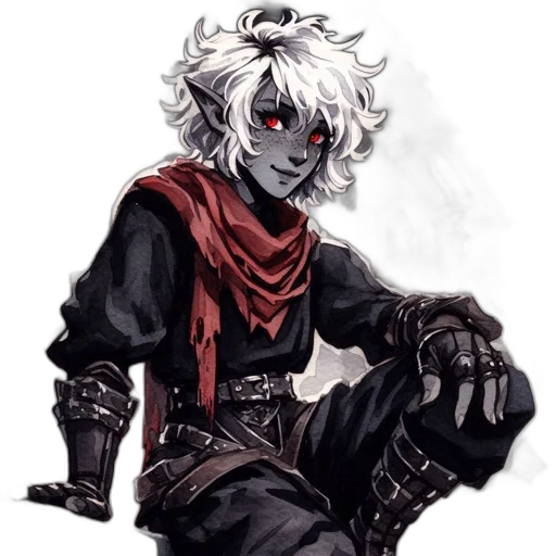 staff, mask, jacket, fantasy art transparent PNG cut-out