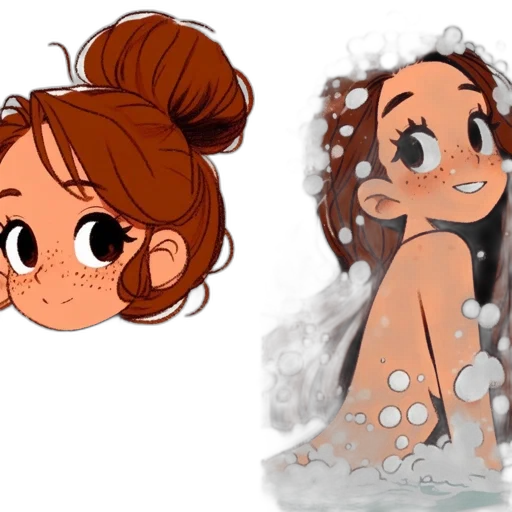 concept art, cartoon, watercolor, pixel art transparent PNG cut-out