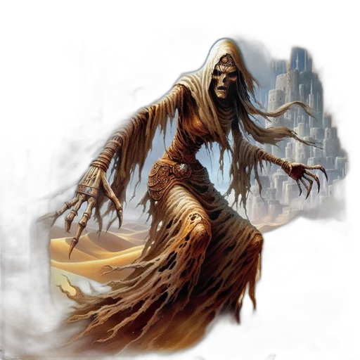 creature, staff, hair, concept art transparent PNG cut-out
