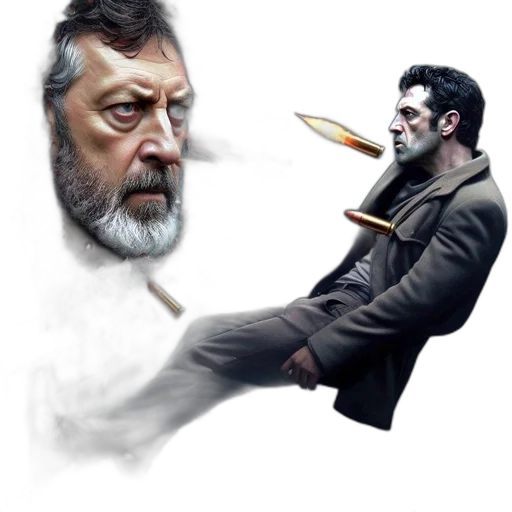 staff, jacket, weapon, concept art transparent PNG cut-out