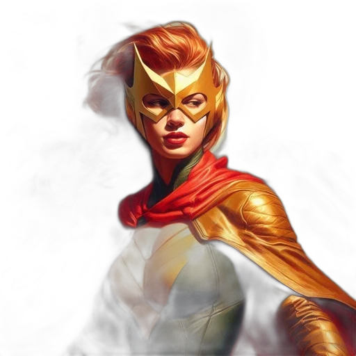 comic book art, concept art, fantasy art, photorealistic transparent PNG cut-out