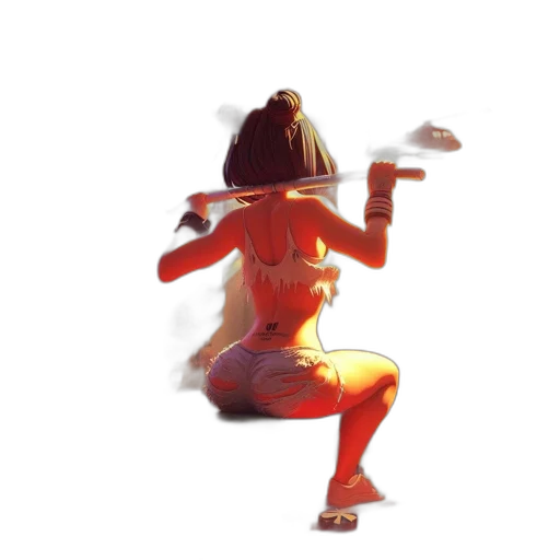 staff, weapon, sword, mask transparent PNG cut-out