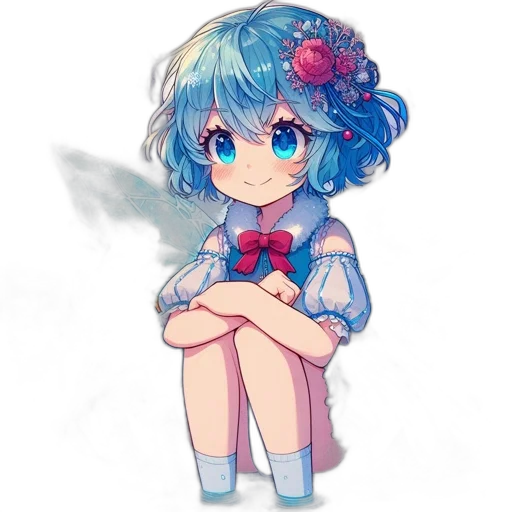dress, robot, flower, creature transparent PNG cut-out