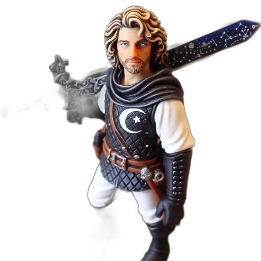 staff, sword, weapon, 3d render transparent PNG cut-out