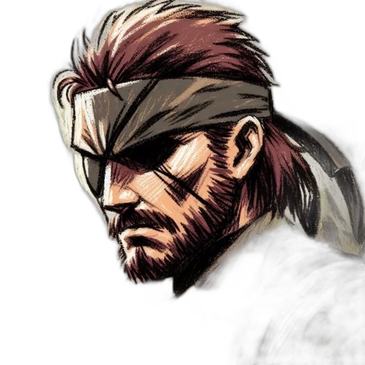 face, weapon, comic book art, concept art transparent PNG cut-out