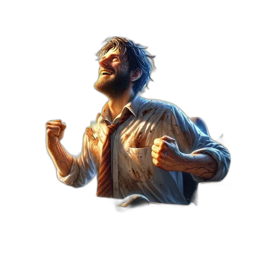 jacket, staff, weapon, concept art transparent PNG cut-out