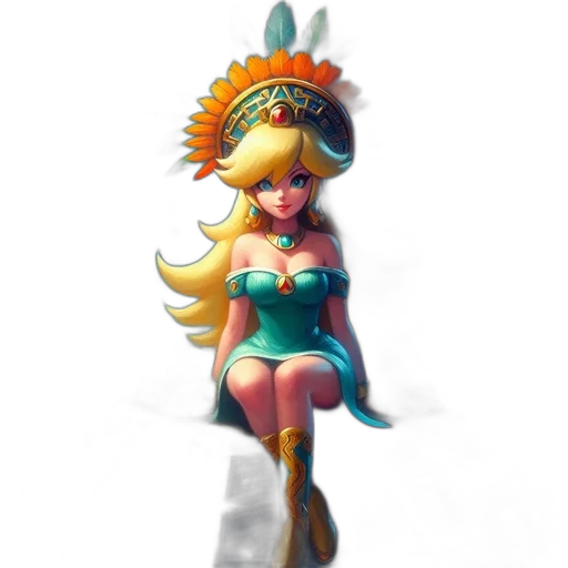 staff, dress, hat, crown transparent PNG cut-out