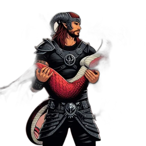 sword, dragon, concept art, comic book art transparent PNG cut-out