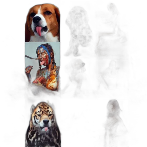 animal, concept art, photorealistic, fantasy art transparent PNG cut-out