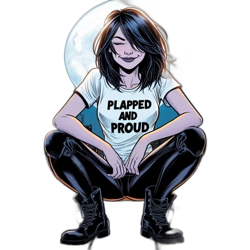 jacket, comic book art, concept art, cartoon transparent PNG cut-out