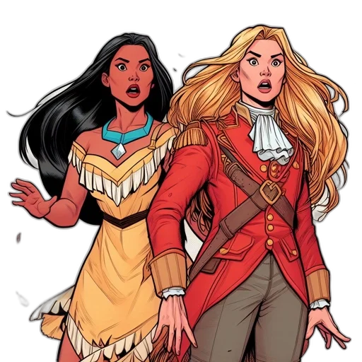 comic book art, concept art, cartoon, fantasy art transparent PNG cut-out